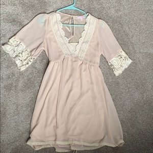 Pale pink dress